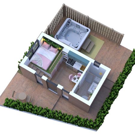 Studio Les 2 Fees - Jacuzzi - Deco Feerique Montfort-sur-Meu Exteriér fotografie