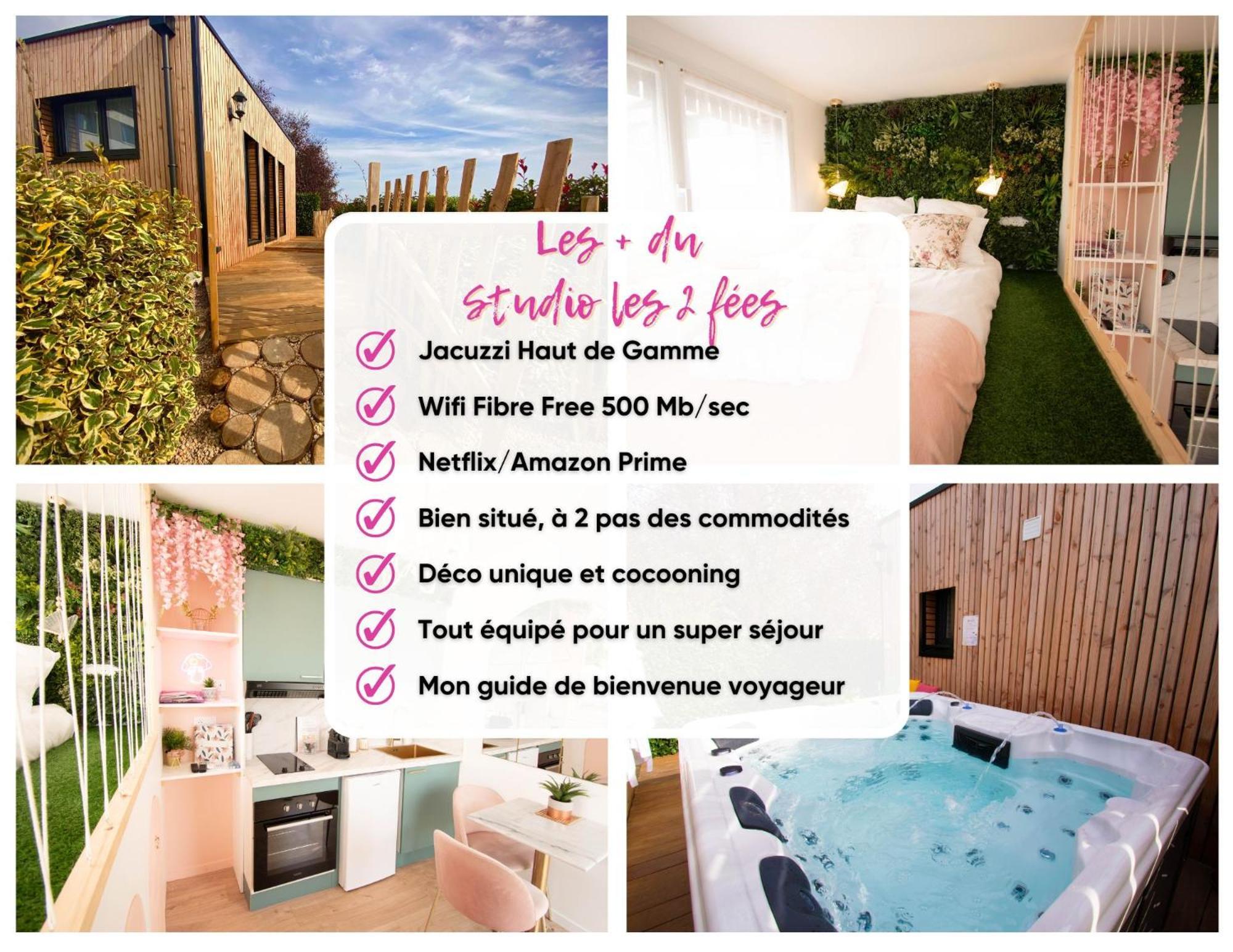 Studio Les 2 Fees - Jacuzzi - Deco Feerique Montfort-sur-Meu Exteriér fotografie